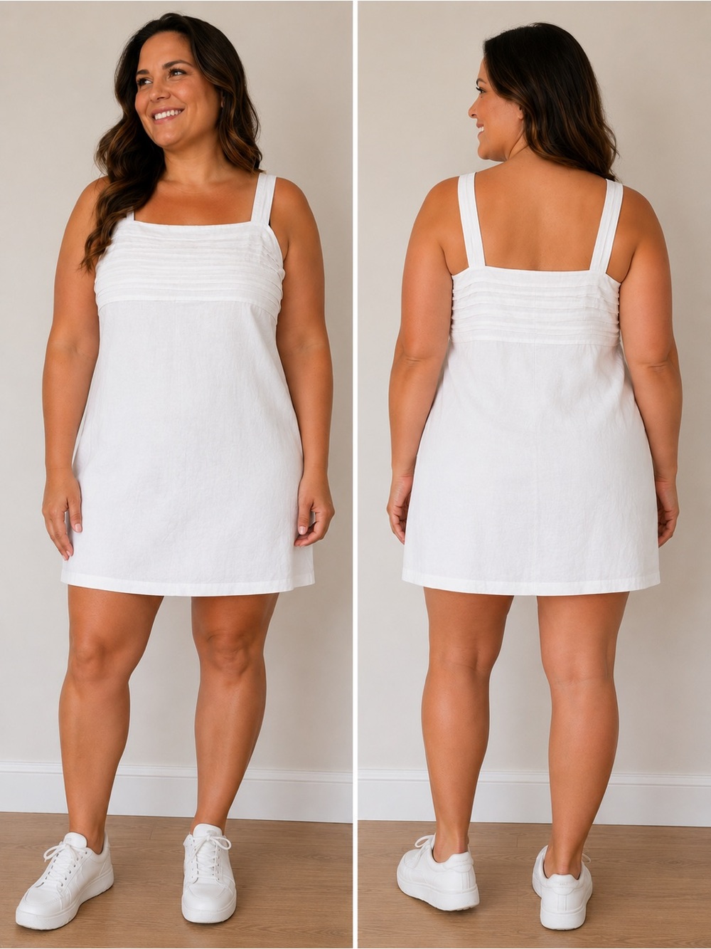 Abercrombie & Fitch linen blend Emerson skort dress size XXL NWT